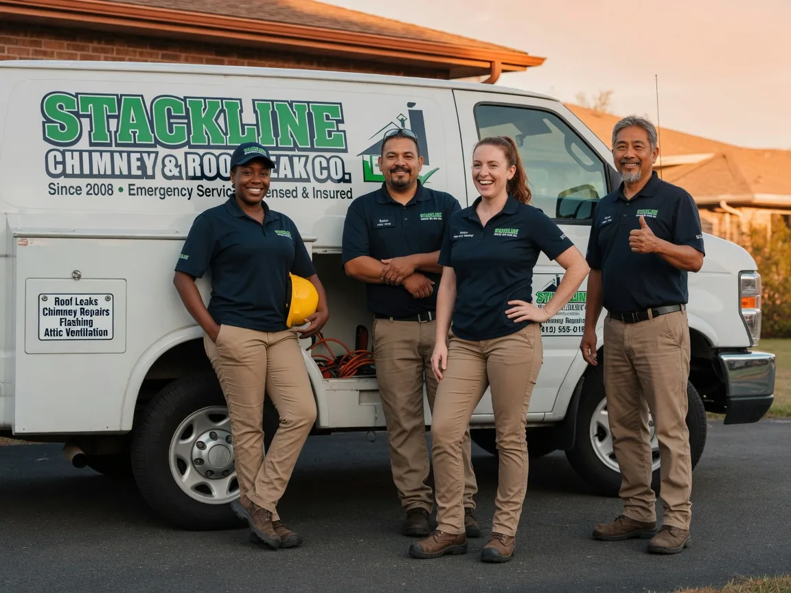 Chimney flashing repair company in Willow City, TX